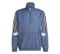 adidas Mens Quarter Zip Tracksuit Top Wonder Steel M