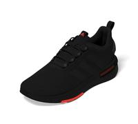 adidas Mens Racer TR23 Sneaker Sneaker, Black/Black/Solar Red, 11.5
