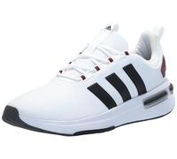 adidas Men's Racer Tr23 Sneaker, White/Black/Shadow Red, 12