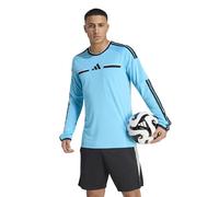 adidas Men's Referee 26 Jersey Long Sleeve, Bright Cyan/Black, 3XL