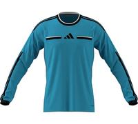 adidas Men's Referee 26 Jersey Long Sleeve, Bright Cyan/Black, S
