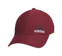 adidas Men's Release 3 Structured Stretch Fit Cap, Shadow Red/Black/White, L-XL