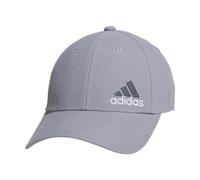adidas Men's Release 3 Structured Stretch Fit Cap, Grey/White/Preloved Ink Blue, L-XL