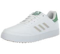 adidas Men's Retrocross 24 Spikeless Golf Shoes, Footwear White/Preloved Green, 10 UK