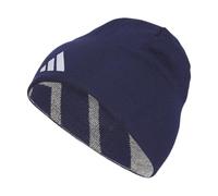 adidas Men's Reversible Skully Beanie, Standard Fit Skull Cap/Hat for Winter Hat, Dark Blue/Grey, Four Grey, Two/White/Skull, One Size, Dark Blue/Grey, Four-Grey Two/White/Skull, One Size