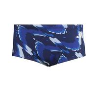 adidas Men's RIPSTREAM Team Graphic Swim Wide Trunks, Dark Blue/semi Lucid Blue, 32