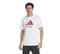 adidas Men's River Plate Seasonal Graphic T-Shirt, White, Medium