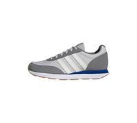 adidas Men's Run 60s 3.0 Leather Shoes, Grey Three/Core White/Grey One, 6.5 UK
