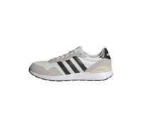 adidas Men's Run 60s 4.0 Shoes, Core White/Core Black/Off White, 7.5 UK