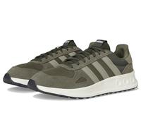 adidas Men's Run 84 Shoes Sneaker, Olive Strata/Silver Pebble/Night Cargo, 9