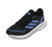 Adidas Men's Run Falcon 5 Sneaker, Black/Blue Fusion/White, 13.5 UK
