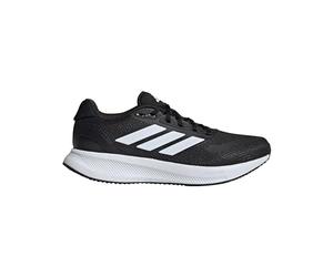 adidas Men's Run Falcon 5 Sneaker, Black/White/Black, 11 UK