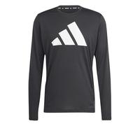 adidas Men's Run It Long Sleeve Tee, Black, L