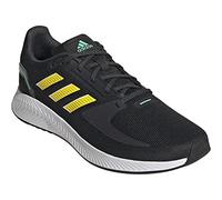 adidas Men's Runfalcon 2.0 Running Shoe, Carbon Beam Yellow Ftwr White, 10 UK