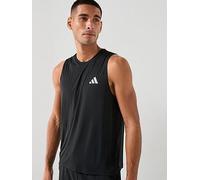adidas Mens Running Adi365 Essentials Tank, Black, Size S, Men Black