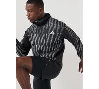 adidas Mens Running Adi365 Hi-Vis Jacket, Black/Reflective Silver, Size Xl, Men Black/Reflective Silver