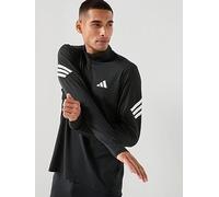 adidas Men's Adi365 Running Iconic Half Zip Sweatshirt, black, M