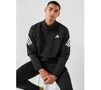 adidas Men's Own The Run Wind Resistant Reflective Long Sleeve Performance Running Jacket XL Black