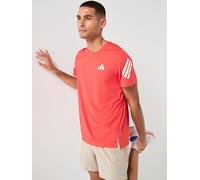 adidas Mens Running Adi365 Iconic Stripes T-Shirt, Red, Size M, Men Red