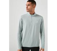adidas Mens Running Adi365 Iconic Stripes Zip Top, Wosa, Size S, Men Wosa