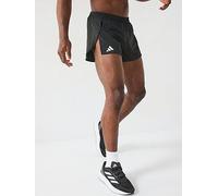 adidas Mens Running Adizero Split Shorts, Black, Size L, Men Black
