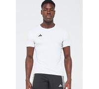 adidas Mens Running Adizero T-Shirt, White, Size 2Xl, Men White