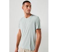 adidas Mens Running Breezy T-Shirt, Wosa/Wonalu, Size M, Men Wosa/Wonalu