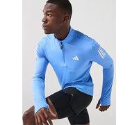 adidas Men's Own the Run Half-Zip Jacket, Blue Fusion, XL