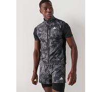 adidas Men's Own the Run Spray Dye Vest, grey four/black, S