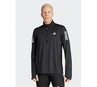adidas Men's Running Own The Run Half Zip Top - Black, Black, Size M, Men Black