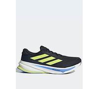 adidas Mens Running Supernova Rise 2 Trainers, Core Black/Pulse Lime/Blue Fus, Size 8, Men Core Black/Pulse Lime/Blue Fus