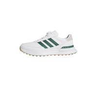 adidas Men's S2G 26 BOA Spikeless Golf Shoe, FTWR White/Collegiate Green/Gum 3, 12 UK