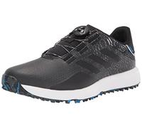 adidas Men's S2G BOA Wide Spikeless Golf Shoes, Core Black/Core Black/Grey Six, 7.5
