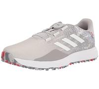 adidas Men's S2G BOA Wide Spikeless Golf Shoes, Grey Two/Footwear White/Grey Three, 7