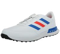 adidas Men's S2G Spikeless Boa 24 Golf Shoes, Footwear White/Bright Royal/Bright Red, 11.5
