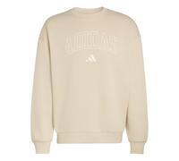 adidas Men's Seasonal Essentials Collegiate Fleece Crew Sweatshirt, Crystal Linen/ivory, XL