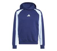 adidas Men's Seasonal Essentials Colorblock Hoodie, dark blue, S