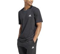 adidas Men's Seasonal Essentials Mélange Tee, Black Melange, L