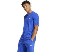 adidas Men's Seasonal Essentials Monogram Graphic Tee, semi Lucid Blue, M