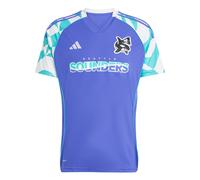 adidas Mens Seattle Sounders Third Shirt 2025 2026 Adults Short Sleeve V-neck