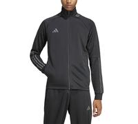 adidas Men's Sereno Cut 3-Stripes Slim Track Jacket Sweatshirt, Black/Grey, M