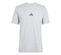 adidas Men's Short Sleeve T-Shirt, Medium Grey Mottled/Black, 3XL