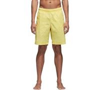 adidas Men's Shorts 3 Stripe Swim Shorts Water Shorts, Yellow, XS