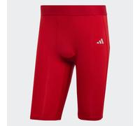 adidas Mens Shorts TechFit Red M AeroReady Tight Compression HP0616