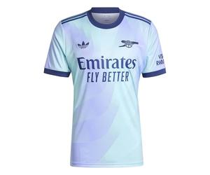 adidas Men's Soccer Arsenal 24/25 Third Jersey - Bold Design with Recycled Materials for Energetic Support, Aqua, XL