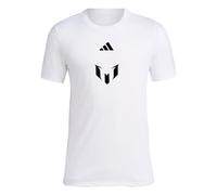 adidas Men's Soccer Messi X Miami Number 10 Tee - Show Your Support for Soccer Superstar Lionel Messi x Inter Miami, White, Medium