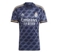 adidas Men's Soccer Real Madrid 23/24 Away Jersey - A Fan Jersey That Symbolizes Endless Support, Legend Ink / Preloved Yellow, XXL