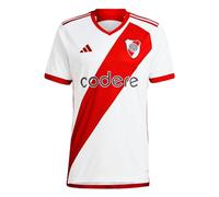 adidas Men's Soccer River Plate 23/24 Home Jersey - A Nod to The Club's Home and Style, White / Red, M