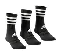 adidas Mens Socks 3S Csh Crw3P, Black/Black/Black, DZ9347, M EU