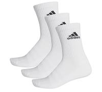 Adidas Mens Socks Cush Crw 3Pp, White/White/Black, DZ9356, L EU